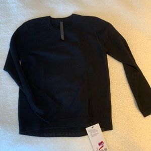 Lululemon black merino wool sweater